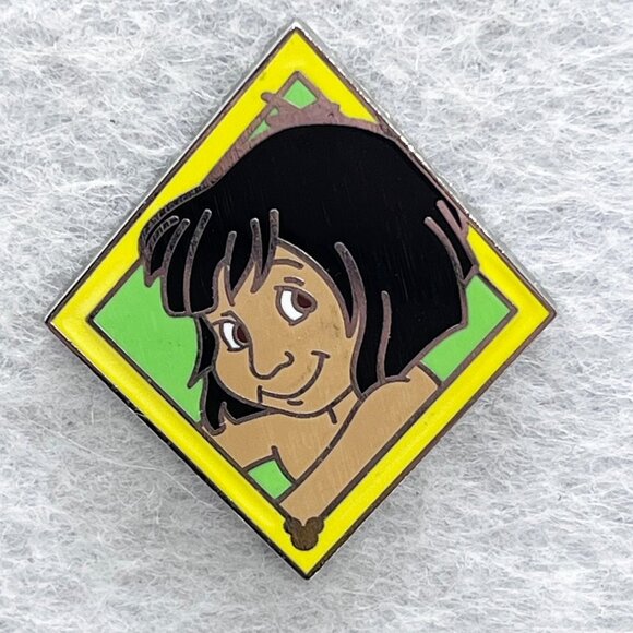 🔮 5/$25 Disney The Jungle Book Mowgli Diamond Pin - Picture 1 of 2
